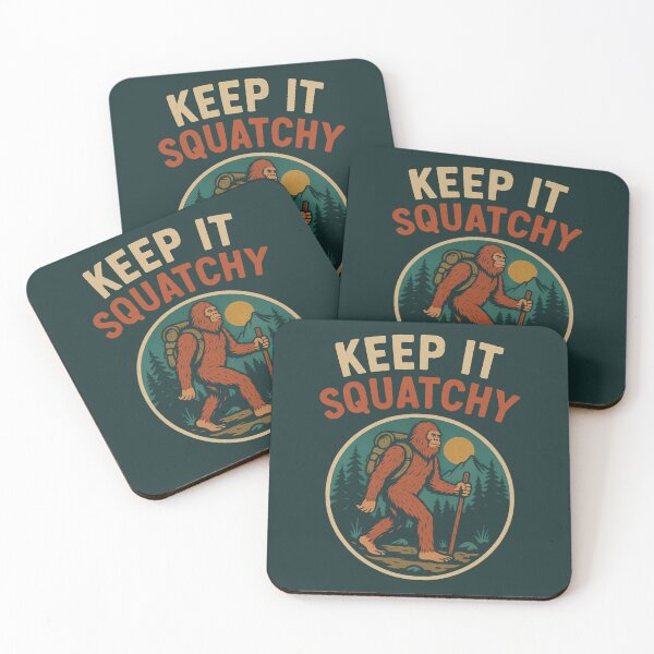 Item preview, Keep It Squatchy – Bigfoot Hiking Adventure Graphic designed and sold by GracefulPODshop.