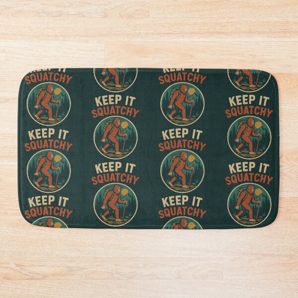 Item preview, Keep It Squatchy – Bigfoot Hiking Adventure Graphic designed and sold by GracefulPODshop.