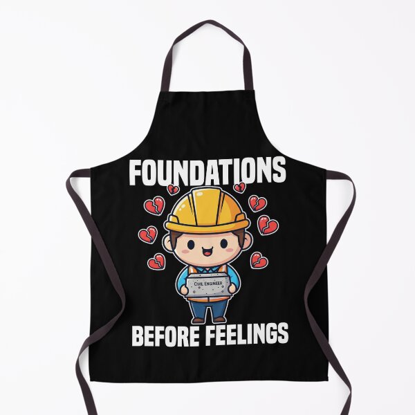 Item preview, FOUNDATIONS BEFORE FEELINGS - ENGINEER GIFT designed and sold by KEF Custom.