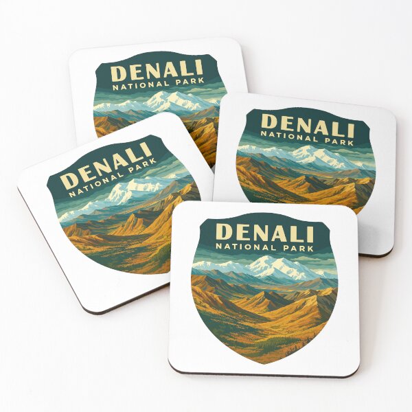 Item preview, Denali National Park Retro Mountain Wilderness Sticker designed and sold by Ismeal Von.