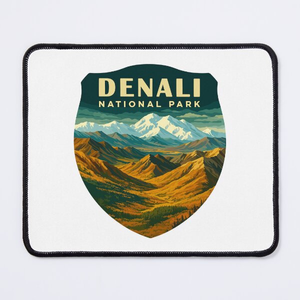 Item preview, Denali National Park Retro Mountain Wilderness Sticker designed and sold by Ismeal Von.