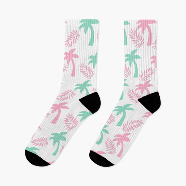 Item preview, Tropical Palm Tree Pattern | Pink & Mint Island Vibes Design designed and sold by Everglo Travels.