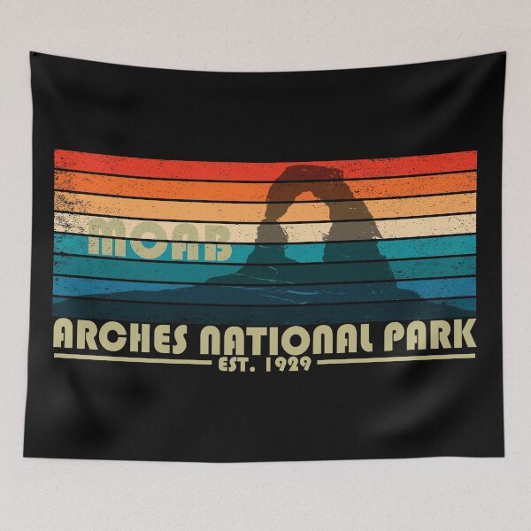 Item preview, Moab Utah Arches National Park vintage sunset designed and sold by Alexaltay.