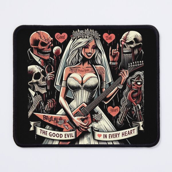 Item preview, Gothic Bride Guitar Skeletons designed and sold by Voodoo Store Paranormal Collections.