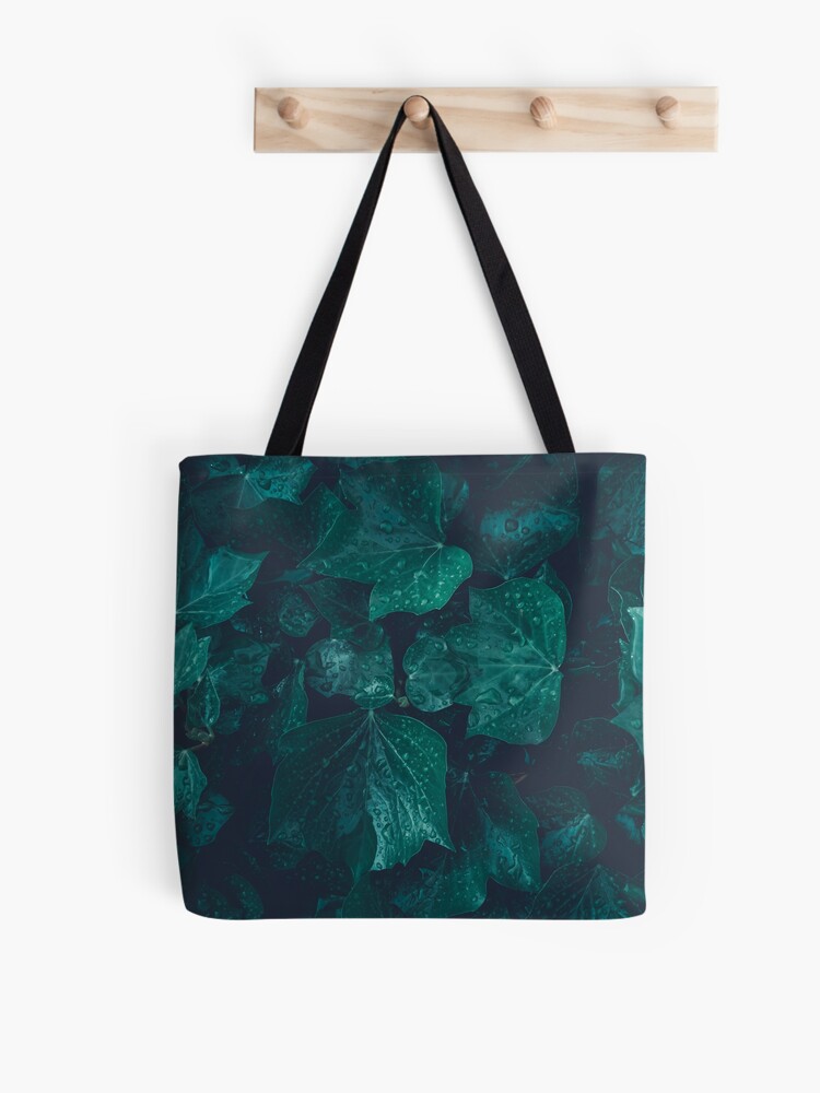 IVY Mini Tote Bag - Forest Green Leaf Leather