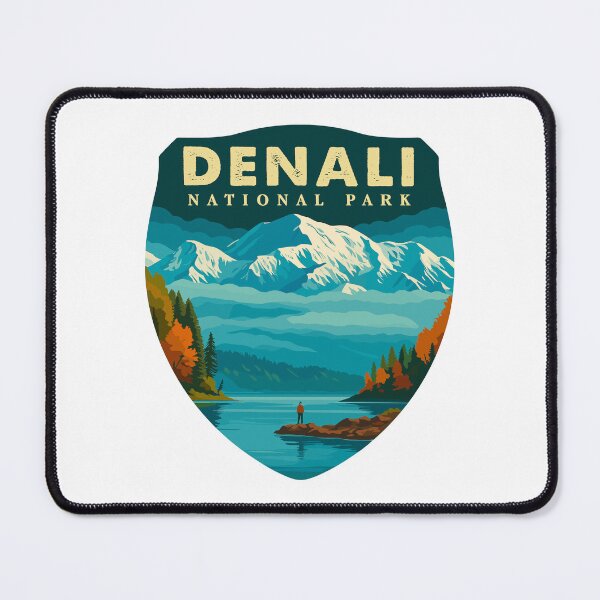 Item preview, Denali National Park Retro Mountain Wilderness Sticker designed and sold by Ismeal Von.
