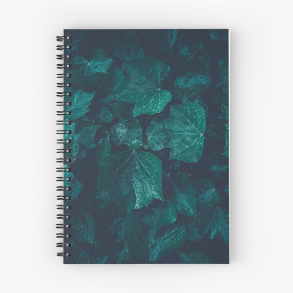 Item preview, Dark emerald green ivy leaves water drops designed and sold by PLdesign.