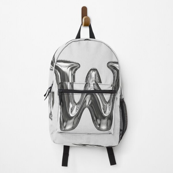 Item preview, Liquid Chrome Letter W - 3D Metallic Alphabet Initial designed and sold by uncoXab.