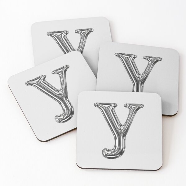 Item preview, Liquid Chrome Letter Y - 3D Metallic Alphabet Initial designed and sold by uncoXab.