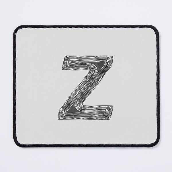 Item preview, Liquid Chrome Letter Z - 3D Metallic Alphabet Initial designed and sold by uncoXab.