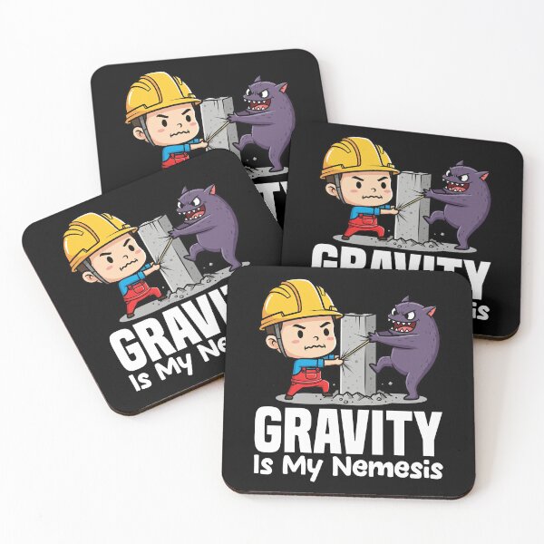 Item preview, GRAVITY IS MY NEMESIS - ENGINEER GIFT designed and sold by KEF Custom.