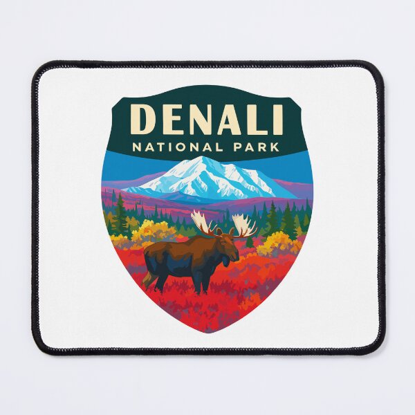 Item preview, Denali National Park Retro Mountain Wilderness Sticker designed and sold by Ismeal Von.