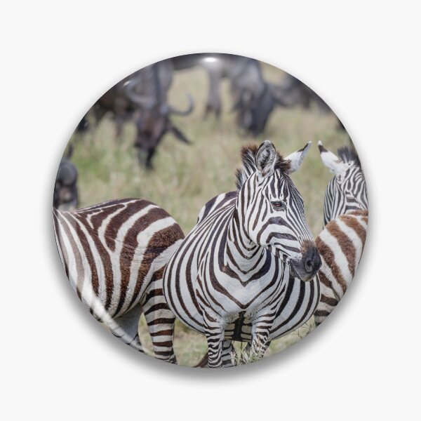 Item preview, Zebras and Wildebeest Masai Mara Kenya designed and sold by PhotoArt by Joan Carroll.