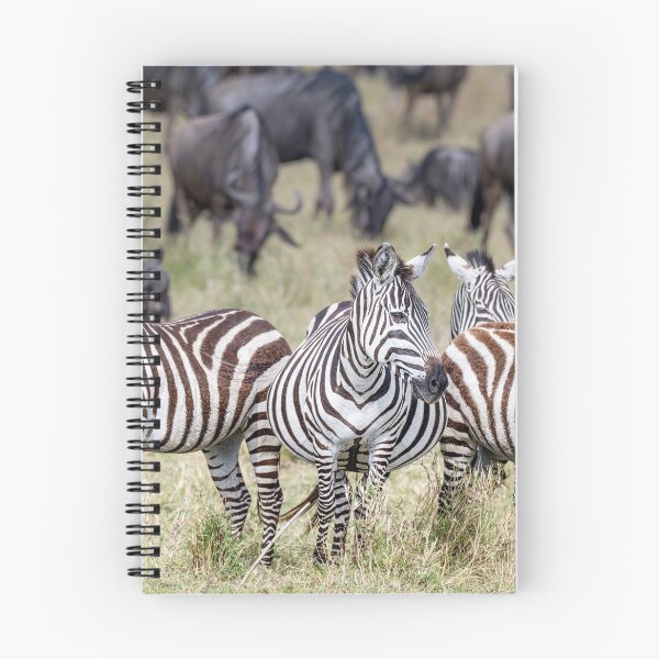 Item preview, Zebras and Wildebeest Masai Mara Kenya designed and sold by PhotoArt by Joan Carroll.