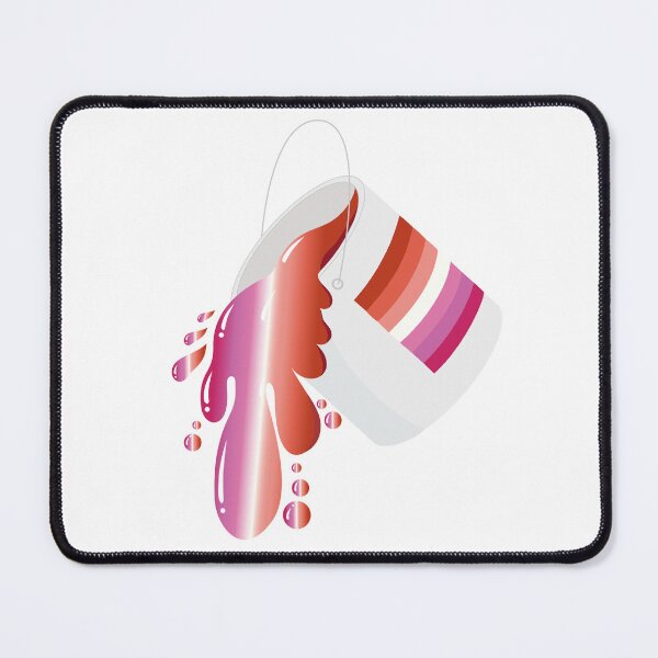 Item preview, Lesbian Pride Overflow – Paint Can Art designed and sold by Rainbowtree8.