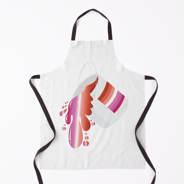 Item preview, Lesbian Pride Overflow – Paint Can Art designed and sold by Rainbowtree8.