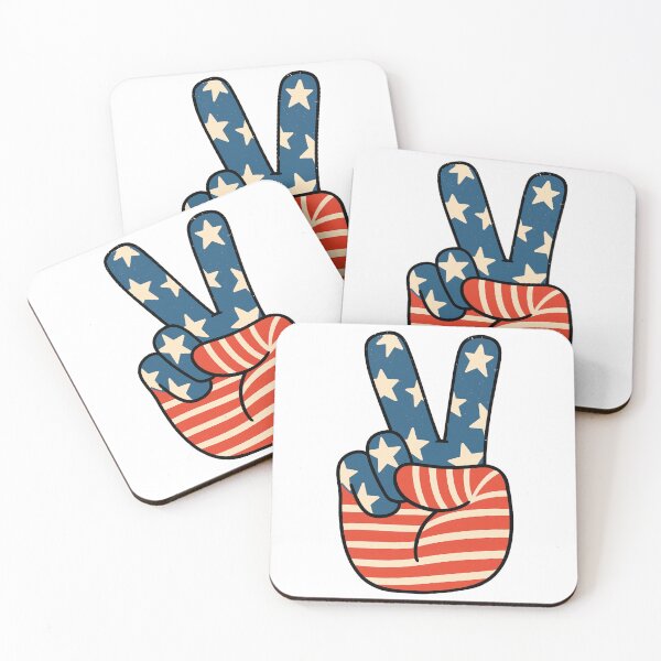Item preview, America Peace - Happy 4th Of July designed and sold by Judestudio.