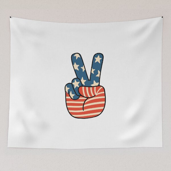 Item preview, America Peace - Happy 4th Of July designed and sold by Judestudio.