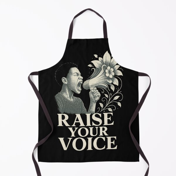 Item preview, Wellbeing Empowerment Megaphone Floral Art Illustration designed and sold by Shoot-The-Moon.