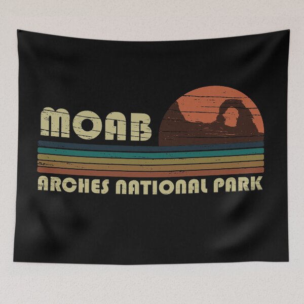 Item preview, Moab Utah  Arches National Park vintage sunset designed and sold by Alexaltay.