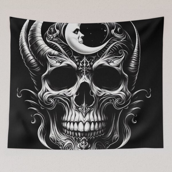 Item preview, Goth Skull Art designed and sold by TheDarkWardrobe.