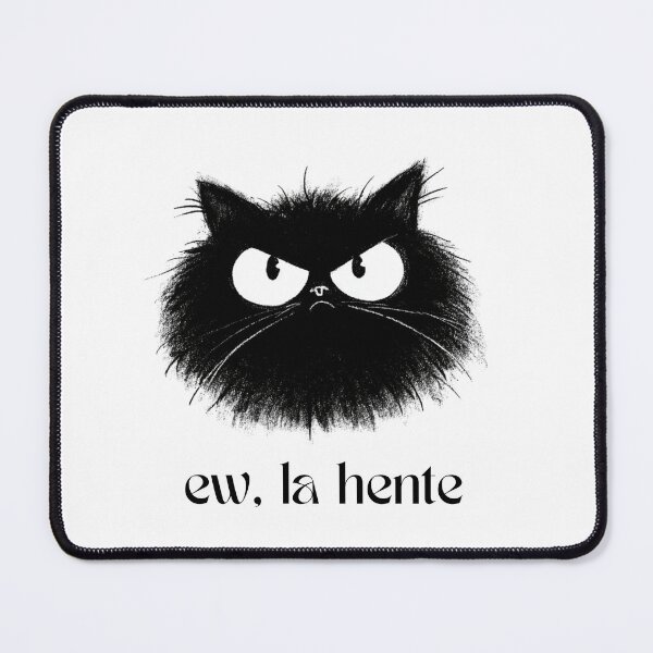 Item preview, Grumpy cat "Ew, la hente" designed and sold by VirtuousArt.