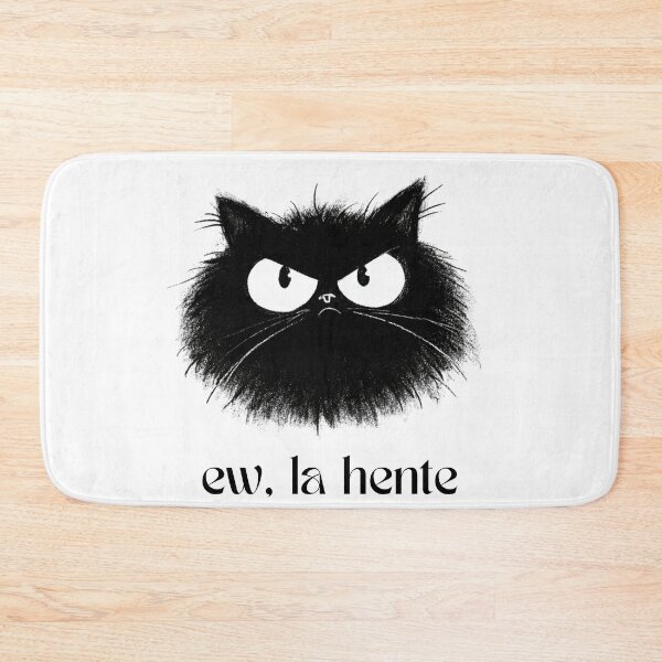 Item preview, Gato gruñón "¡Qué asco!" designed and sold by VirtuousArt.