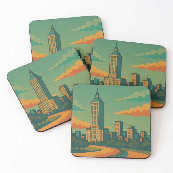 Item preview, Vibrant Taichung City Poster | Retro Pop Art Taiwan Travel Wall Art | Colorful Taichung Skyline Print | Digital Cityscape Poster designed and sold by PaintedPixels01.