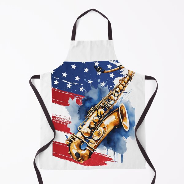 Item preview, I love saxophone, Saxophone lover, Jazz , Blues music, American flag designed and sold by KolorellaS.