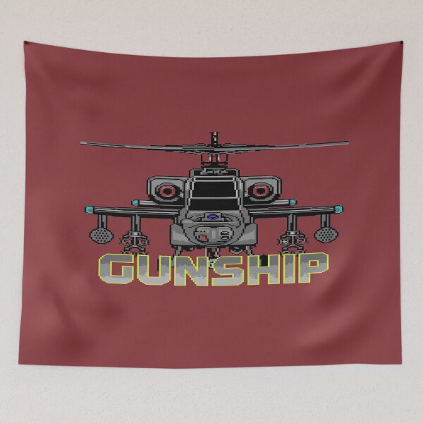 Item preview, Gunship C64 Retro Game designed and sold by Retr0Tshirts.