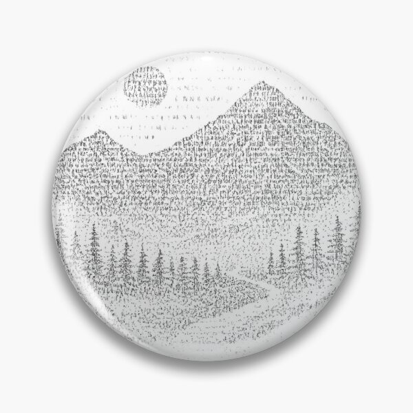 Item preview, I Love Mountains – Minimalist Hiking Adventure Art designed and sold by cyk-pct.