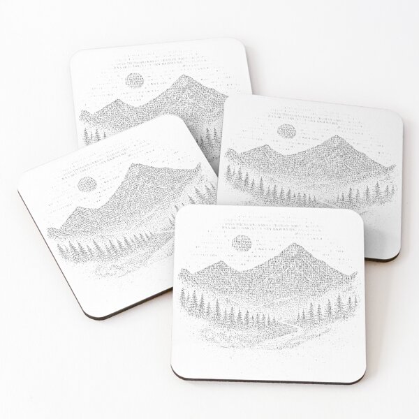 Item preview, I Love Mountains – Minimalist Hiking Adventure Art designed and sold by cyk-pct.