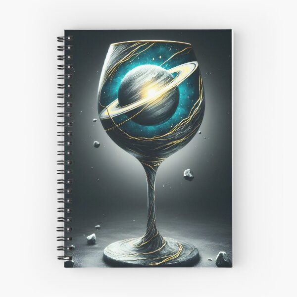Item preview, Saturn Wine Glass, Ai Generated Art  designed and sold by ACC .
