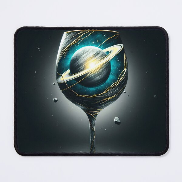 Item preview, Saturn Wine Glass, Ai Generated Art designed and sold by ACC .