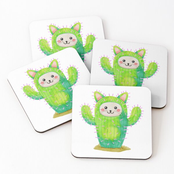 Item preview, Cactus Cat - AA0148A designed and sold by LionsHut.