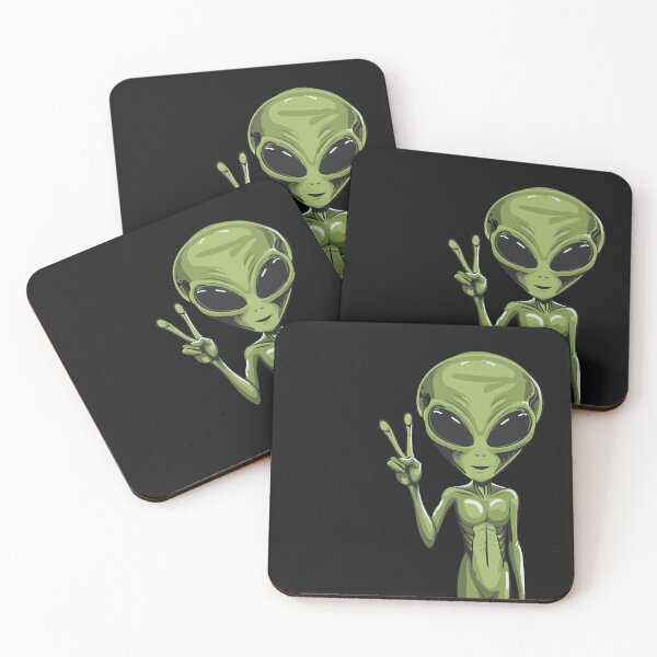 Item preview, Galactic Feminine Alien Spreading Peace designed and sold by NebulaXion.