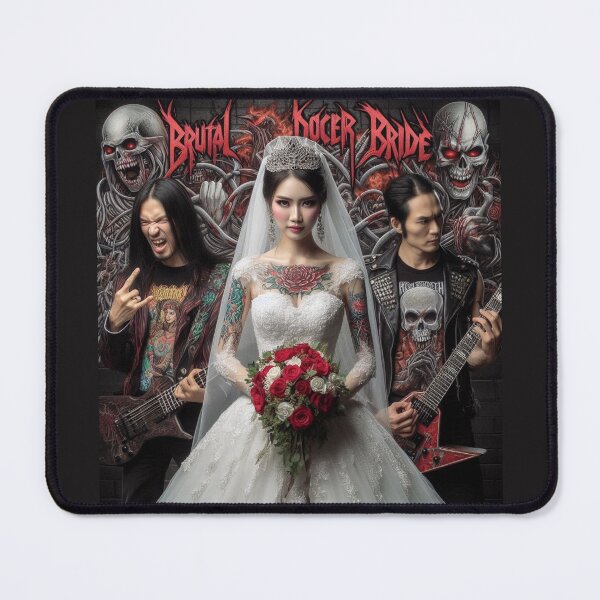 Item preview, Gothic Bride Asian Skeletons designed and sold by Voodoo Store Paranormal Collections.