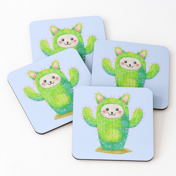 Item preview, Cactus Cat - AA0148B designed and sold by LionsHut.