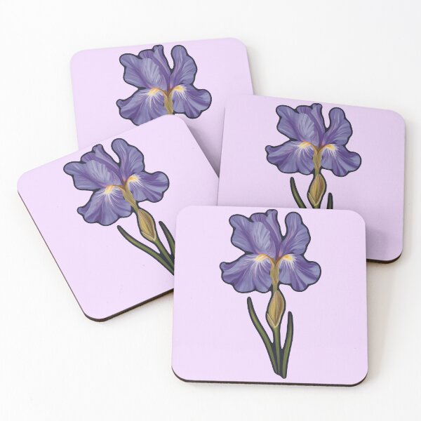 Item preview, Iris designed and sold by Pinkfinch Art.