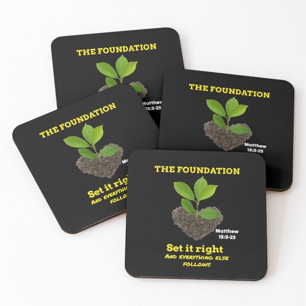 Item preview, The foundation - set it right and everything else follows designed and sold by greatvibes4u.