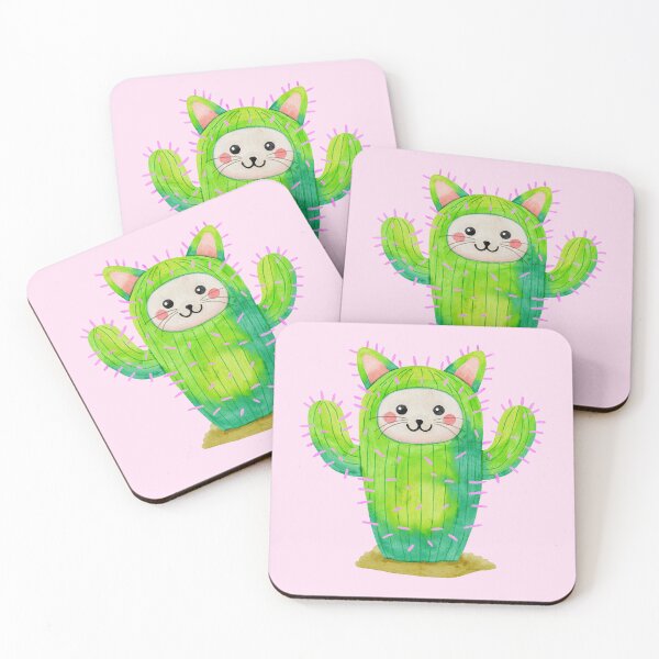 Item preview, Cactus Cat - AA0148C designed and sold by LionsHut.