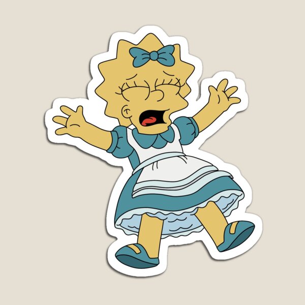 Item preview, Lisa Simpson as Alice in Wonderland designed and sold by WillowTreeArt.