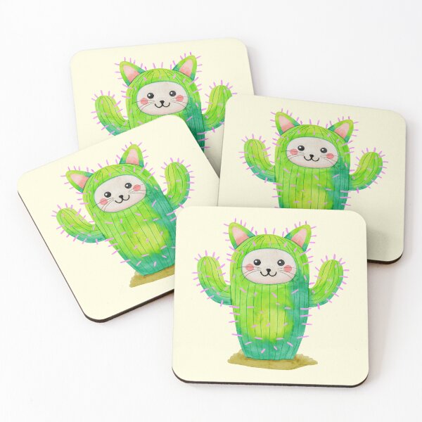 Item preview, Cactus Cat - AA0148D designed and sold by LionsHut.
