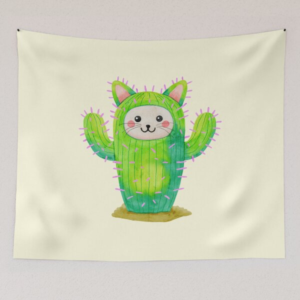 Item preview, Cactus Cat - AA0148D designed and sold by LionsHut.