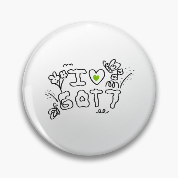 Item preview, I GOT7 – Minimal Green Heart Design designed and sold by callmepinyue.