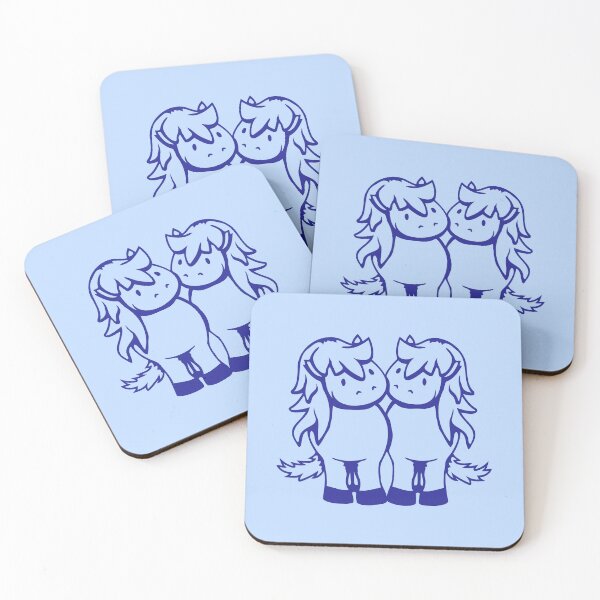 Item preview, 2 Horse Friends Girls Team Best Love Cute Couple designed and sold by shirt-o-mat.