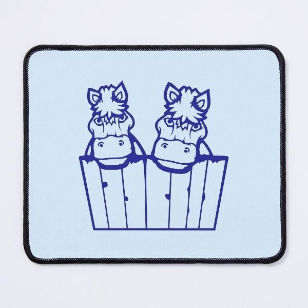 Item preview, 2 Horse Friends Team Behind Fence Looking Happy designed and sold by shirt-o-mat.