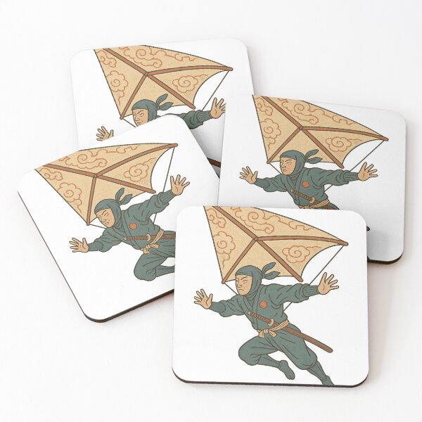 Item preview, Ukiyo-e Ninja Hang Glider designed and sold by UkiyoBloom.