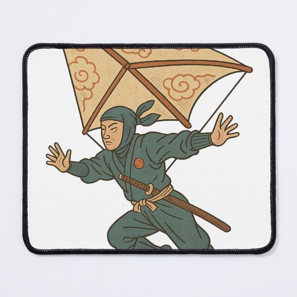 Item preview, Ukiyo-e Ninja Hang Glider designed and sold by UkiyoBloom.