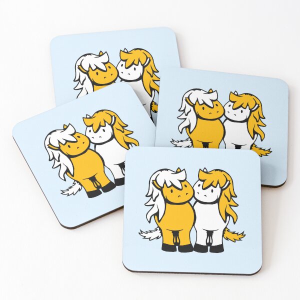Item preview, 2 Horse Friends Girls Team Best Love Cute Couple designed and sold by shirt-o-mat.